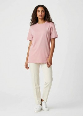 FILA WOMEN'S SMALL LOGO T-SHIRT ΡΟΖ