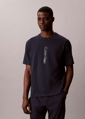 CALVIN KLEIN PERFORMANCE COTTON BLEND GYM T-SHIRT ΜΠΛΕ