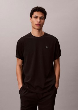 CALVIN KLEIN PERFORMANCE COTTON BLEND GYM T-SHIRT ΜΑΥΡΟ