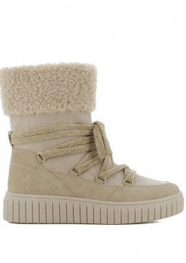 Μπεζ μποτάκι sneaker