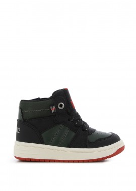 Πράσινο παιδικό sneaker μποτάκι