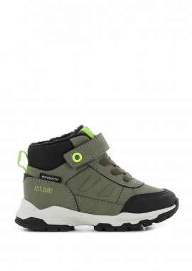 Χακί παιδικό sneaker μποτάκι