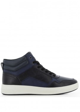 Ανδρικό μπλε sneaker μποτάκι