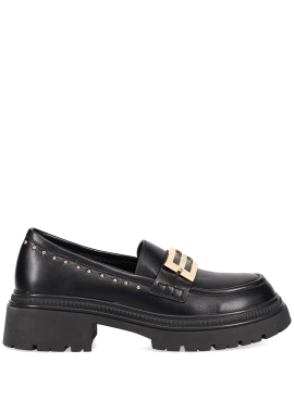 LOVE TO LOVE by GAI MATTIOLO - Μαύρο chunky loafer