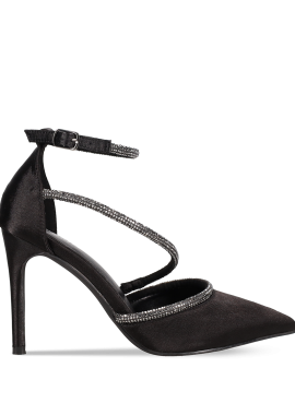 Μαύρη σατέν γόβα