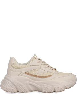 Μπεζ chunky sneaker
