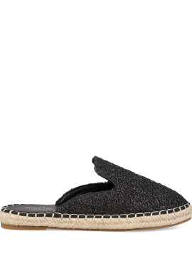 MIGATO - Μαύρη slip-on εσπαντρίγια