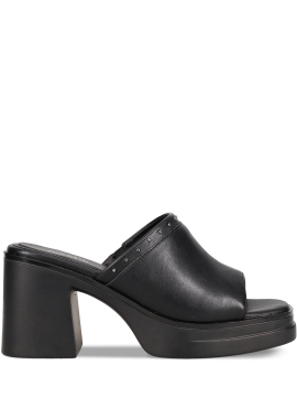 Μαύρο mule πέδιλο