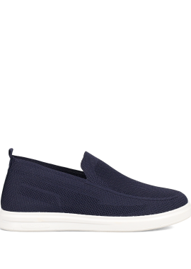 Μπλε ανδρικό loafer