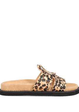 Λεοπάρ footbed σανδάλι