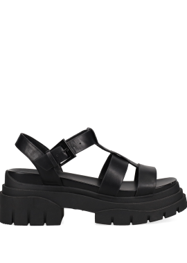 Μαύρο chunky footbed σανδάλι