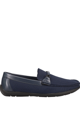 Μπλε ανδρικό loafer