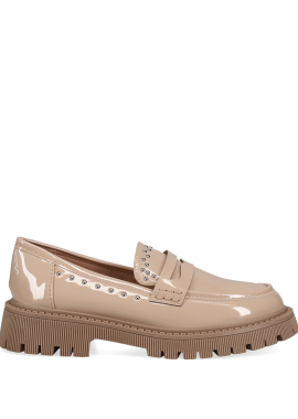 DAY-VINE - Μπεζ λουστρίνη loafer