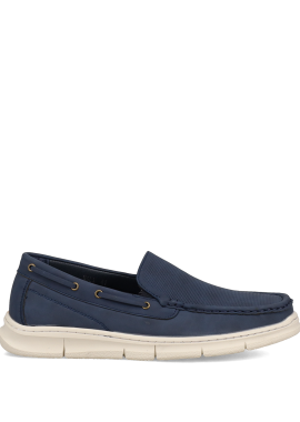 Μπλε ανδρικό loafer
