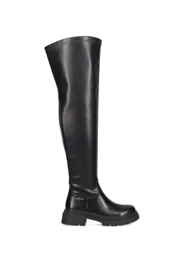 Μαύρη μπότα πάνω από το γόνατο