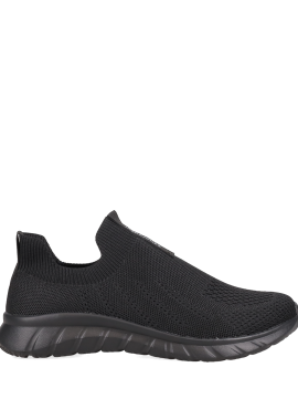 Μαύρο ανδρικό slip-on sneaker