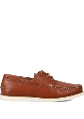 MIGATO - Ταμπά δερμάτινο ανδρικό boat shoe
