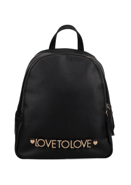 LOVE TO LOVE by GAI MATTIOLO - Μαύρο backpack