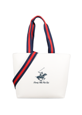BEVERLY HILLS POLO CLUB - Λευκή τσάντα ώμου