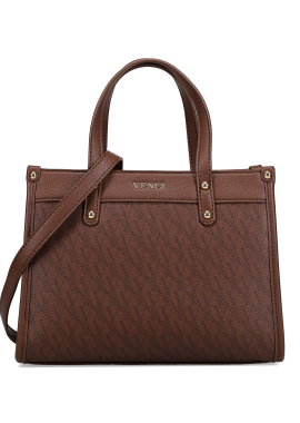 VENCI - Καφέ τσάντα χειρός