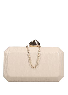 Μπεζ clutch τσαντάκι