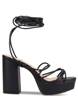 Μαύρο multistrap πέδιλο