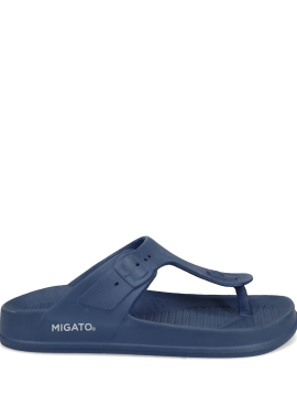 MIGATO - Σκούρα μπλε ανδρική σαγιονάρα footbed