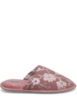 Ροζ γυναικεία παντόφλα