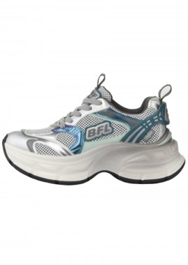 BUFFALO - BUFFALO RIDR ONE Γυναικεία Sneakers Platform- Μπλε-1636634-SILVER