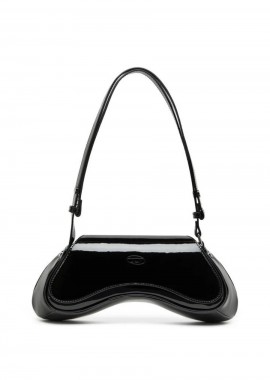 DIESEL - DIESEL Τσάντες PLAY GLOOSY CROSSBODY shoulder bag - Μαύρη-S26X10221P6255-BLACK
