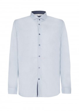 SEINSE πουκάμισο ανδρικό Camicia M/L - Γαλάζιο-CI964SS-LIGHT BLUE