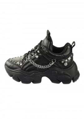BUFFALO - BUFFALO Γυναικεία Sneakers BINARY PUNK Μαύρα-1636477-BLACK