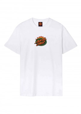 SANTA CRUZ T-Shirts Kendall End Of The Dot T-Shirt - ΑΣΠΡΟ-SCA-TEE-12765-WHITE