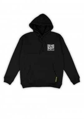 HOMEBOY - HOMEBOY Φούτερ με Κουκούλα OLD SCHOOL Hood - Μαύρο-01SW3050-BLACK