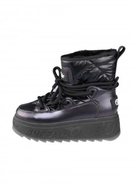 BUFFALO Γυναικεία Μποτάκια Χιονιού ELIZA SNOW BOOT - ΜΑΥΡΟ-1270143-BLACK