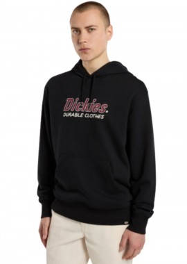 DICKIES Φούτερ με Κουκούλα WILLISTON HOODIE - ΜΑΥΡΟ-DK0A87NOBLK1-BLACK