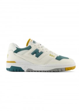 NEW BALANCE Sneakers 550 - ΠΑΠΟΥΤΣΙ COURT - Λευκό/Πράσινο-BB550VRA-WHITE