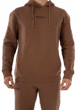 BEE UNUSUAL Φούτερ με Κουκούλα - Καφέ-AT-232311-BROWN