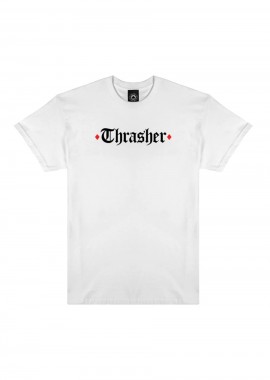 Thrasher x Spitfire T-Shirt Skate Λευκό-311673-WHITE