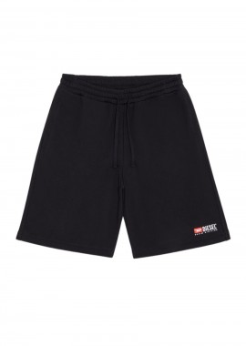 DIESEL - DIESEL Ανδρική Βερμούδα P-CROWN-DIV - ΜΑΥΡΟ-S25A037600GEAD-BLACK
