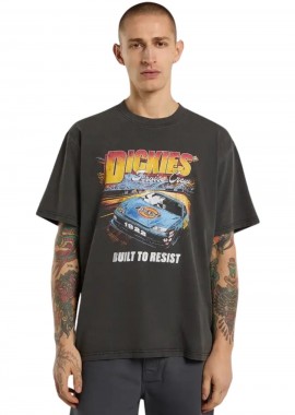 DICKIES Nashport Ανδρικό T-Shirt - Ξεθωριασμένο Μαύρο-DK0A89FGBLK1-BLACK