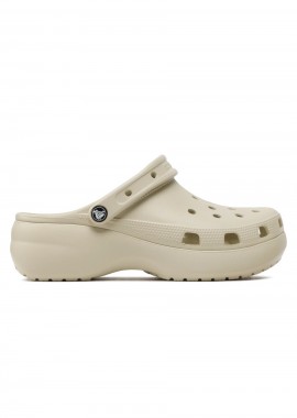 CROCS Clog- Γυναικεία Σανδάλια Classic Platform Clog W - Bone-206750-WHITE