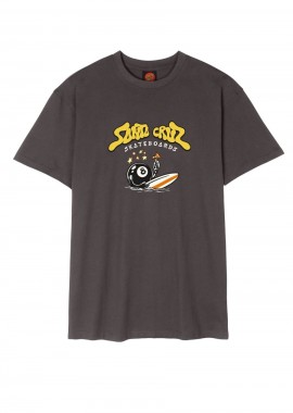 SANTA CRUZ T-Shirts Winkowski Surf Front T-Shirt - ΜΑΥΡΟ-SCA-TEE-12112-BLACK