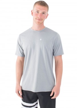 HURLEY Ανδρικό T-Shirt EVD HYBRID UPF - ΓΚΡΙ-MAT0000990-GREY