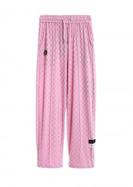 Mod Wave Movement - MOD WAVE MOVEMENT Unisex Παντελόνι Square Pattern - Ροζ-MW091050405-PINK