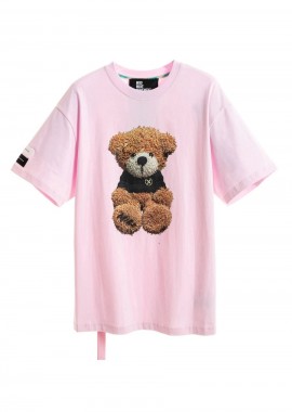 Mod Wave Movement - MOD WAVE MOVEMENT Unisex Oversized T-Shirt - Ροζ -MW092020447-PINK