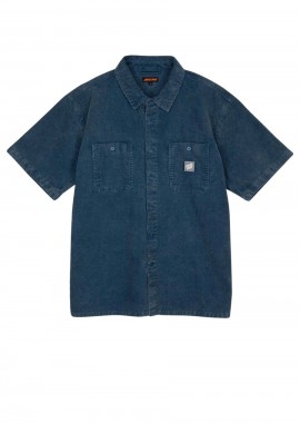 SANTA CRUZ Ανδρικό Πουκάμισο Denim Jimi SS Shirt - Μπλε-SCA-SHT-0966-BLUE
