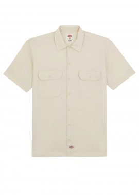 DICKIES Πουκάμισα WORK SHIRT SS REC - GREY-DK0A4XK7F901-GREY