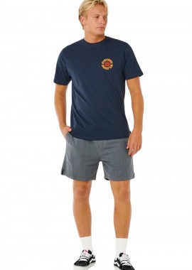 Rip Curl Pacific Rinse Circle Ανδρικό Tee - Μπλε-0XDMTE-BLUE