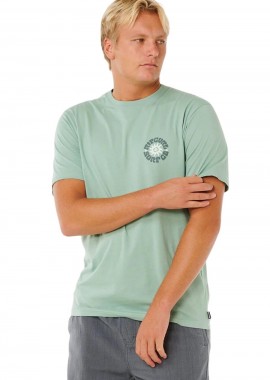Rip Curl Pacific Rinse Circle Ανδρικό Tee - Πράσινο-0XDMTE-GREEN